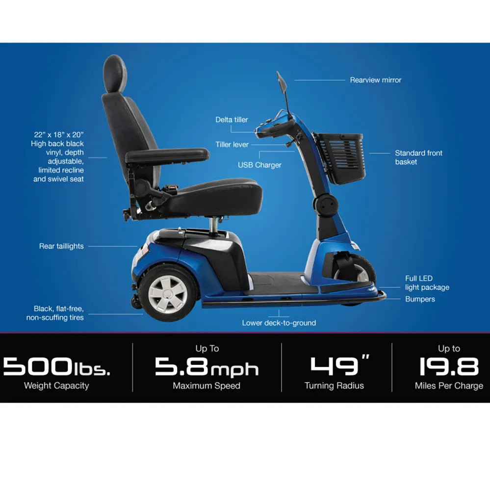 Maxima® 3-Wheel Mobility Scooter